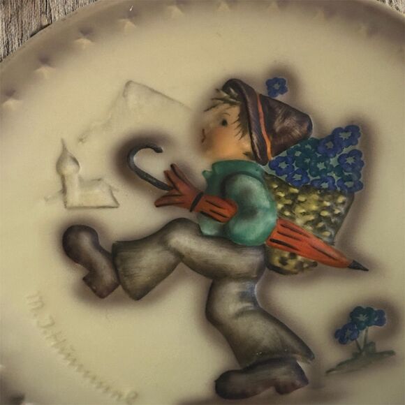 Vintage 1973 M.‎ J. Hummel Annual Plate Goebel Original Box Germany - Picture 3 of 7